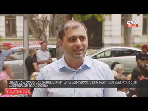 „თავისუფალმა საქართველომ“ დიდუბე-ჩუღურეთის რაიონში მაჟორიტარ კანდიდატად - თენგიზ ომანიძე წარადგინა